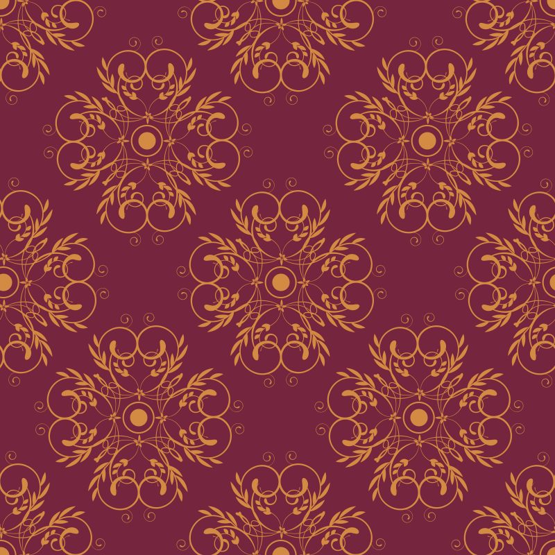 Arabesquepatternseamlessrepeatmultiplyvectorfloralleafplantflowerfakede ...