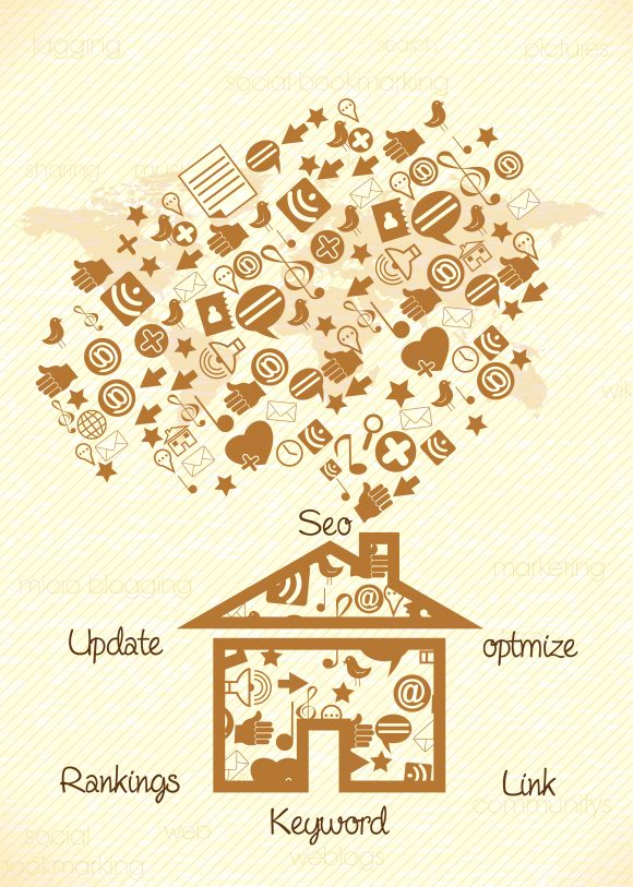 Icons Vector Image Vector House  Social Icons 1