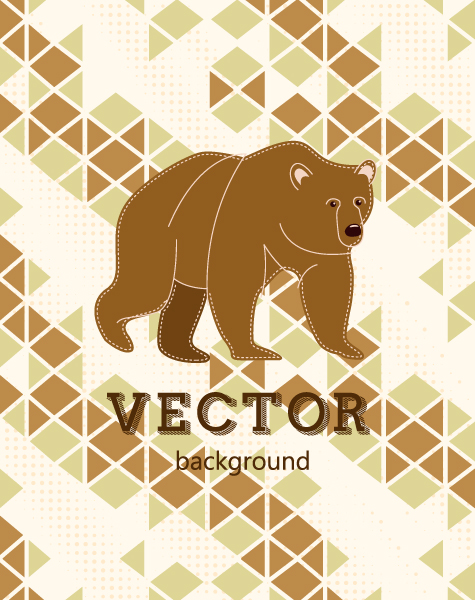 Illustration, Vector Eps Vector Vector Background Illustration  Bear 1