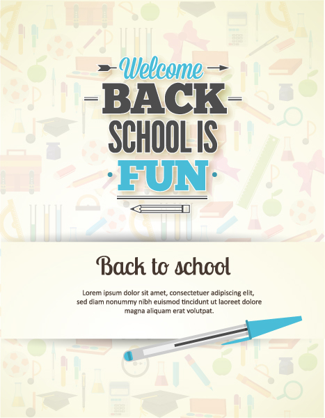 To Vector Graphic Back To School Vector Illustration 1