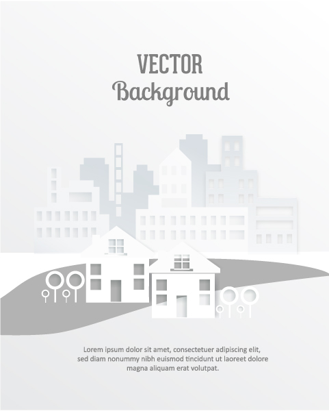 Buildings, Shadow Vector Graphic 3d Abstract Vector Illustration  Abstract Buildings 1