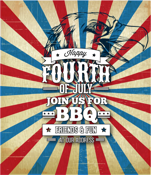 Traditional, Fourth Vector Design Fourth Of July Vector Illustration 1