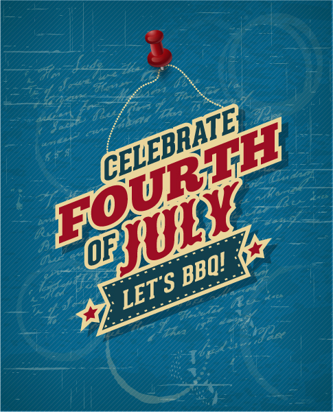 Buy Fourth Vector Background: Fourth Of July Vector Background Illustration 1