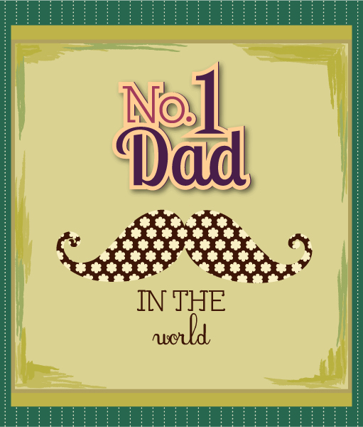 Download Font,moustache Vector Background: Fathers Day Vector Background Illustration With Vintage Retro Type Font,moustache 1