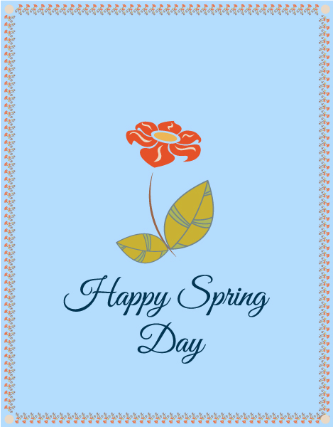 Vector Vector Image: Spring  Vector Image Illustration With Flowers 1