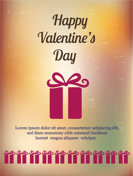 Day, Shape Vector Happy  Valentines Day Vector Illustration  Gift 1