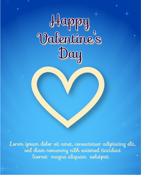 "valentines", Happy, Illustration Vector Art Happy  Valentines Day Vector Illustration  Heart 1