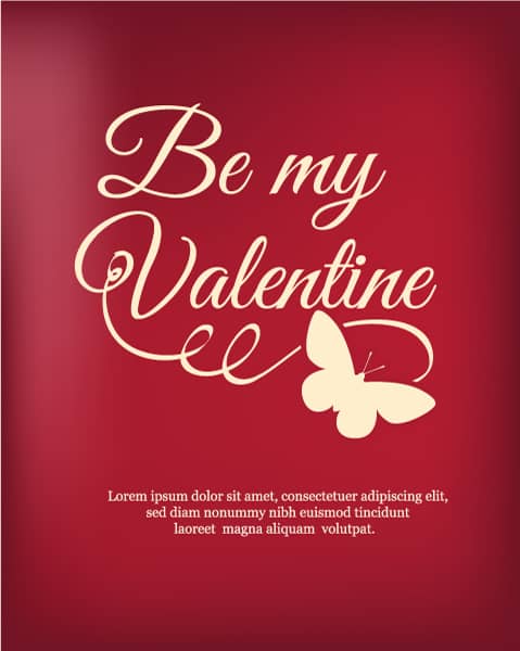 Butterfly, Day, "valentines" Vector Art Happy  Valentines Day Vector Illustration  Butterfly 1