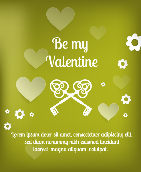 Insane Vector Vector: Happy  Valentines Day Vector Illustration With Heart 1