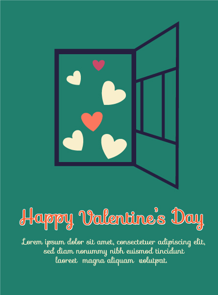 "valentines", Happy, Illustration Vector Art Happy  Valentines Day Vector Illustration   Heart 1