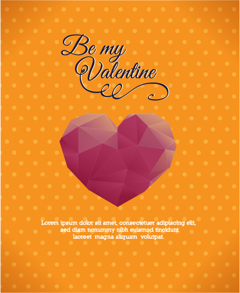 Vector Vector Illustration: Vector Illustration Illustration With Abstract Background With Heart 1