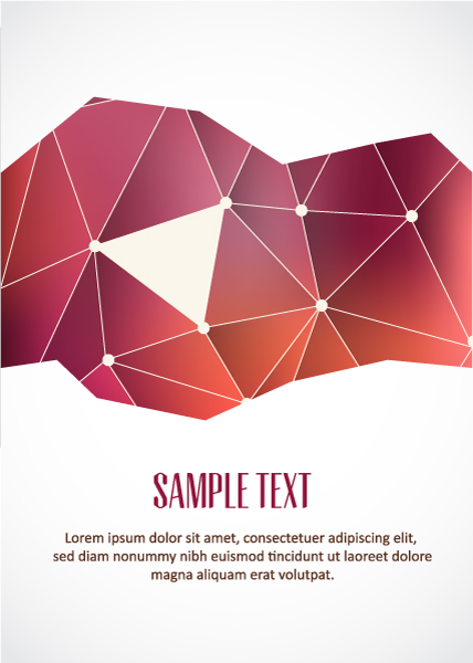 Awesome Illustration Vector Image: Vector Image Illustration With Abstract Background With Typographic Elements 1