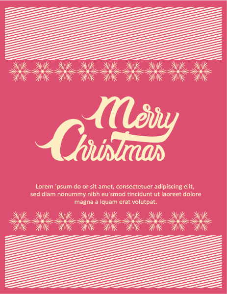 Bold Christmas Vector Background: Christmas Vector Background Illustration With Typography Elements 1