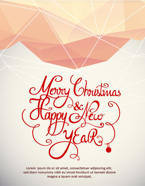 Christmas, Typography Eps Vector Christmas Vector Illustration  Typography Elements 1