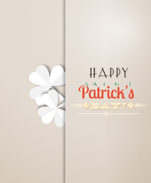 Traditional, "patricks", Spring, St., Day Vector Illustration St. Patricks Day Vector Illustration  Sticker Clover 1