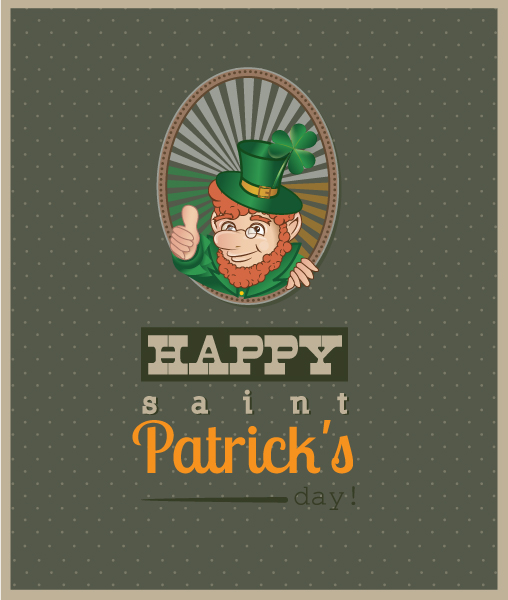 Culture, St., "patricks", Day, Illustration, Clover Eps Vector St. Patricks Day Vector Illustration  Clover  Leprechaun 1