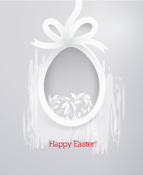 Easter, Paper Vector Easter Vector Illustration  Sticker Easter Egg 1