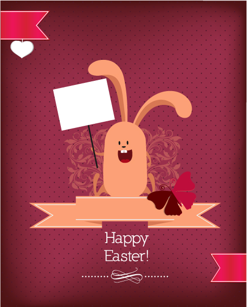 Bunny Vector Design Easter Vector Illustration  Easter Bunny 1