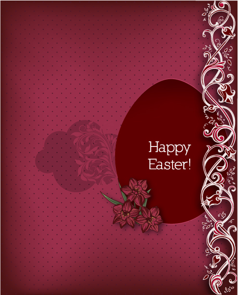 Bold Egg Vector Artwork: Easter Vector Artwork Illustration With Easter Egg 1