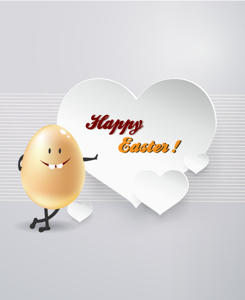 Amazing Easter Vector Graphic: Easter Illustration With Easter Egg 1