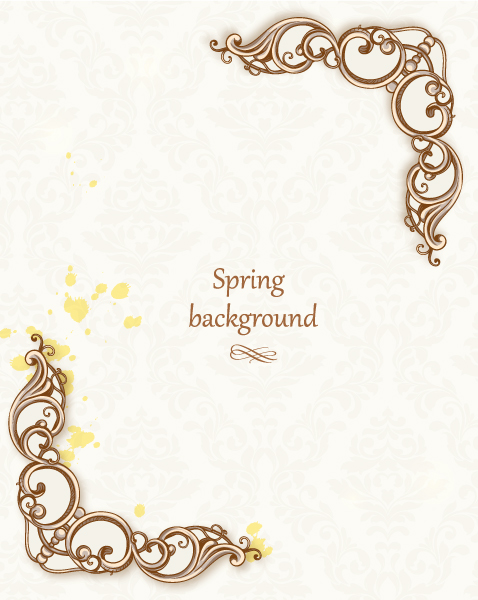 Astounding Floral Vector Artwork: Floral Background Vector Artwork Illustration With Spring Flowers 1