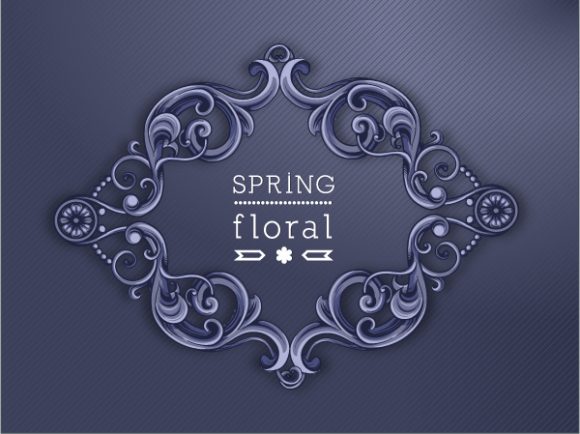 Spring Vector Image Floral Background Vector Illustration  Spring Flowers 1
