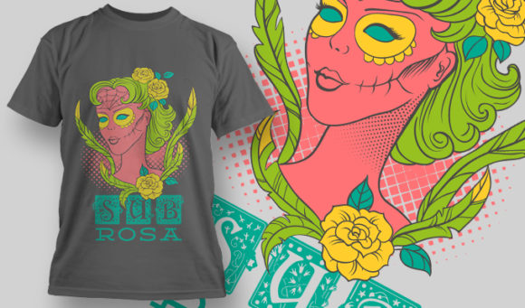 Sub Rosa T-shirt design 1465 1
