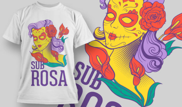 Sub Rosa T-shirt design 1466 1