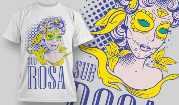Sub Rosa T-shirt design 1467 1