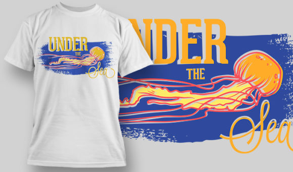 Under the sea T-shirt design 1475 1
