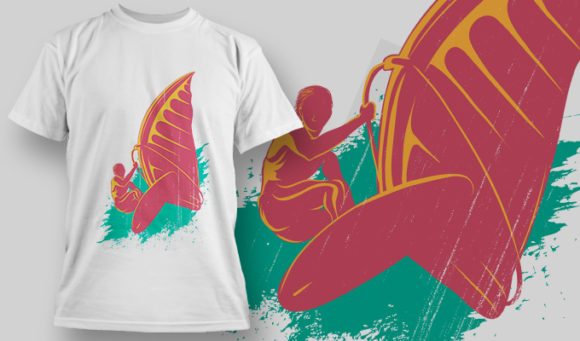 Surfs up T-shirt design 1483 1