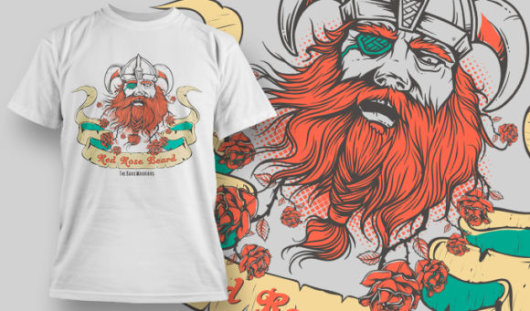 Viking T-shirt design 1488 1