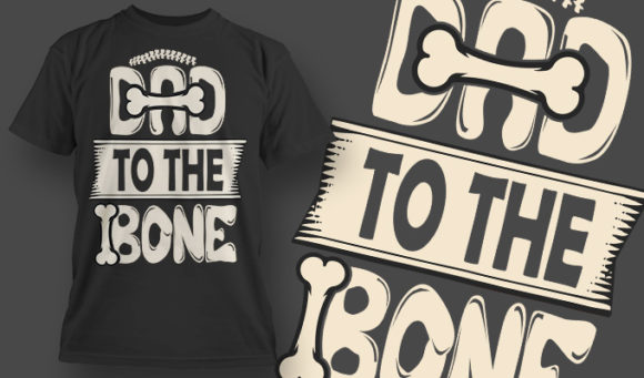 To the bone T-shirt design 1522 1