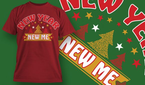 New year new me T-shirt design 1527 1