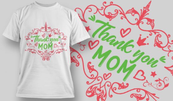 Thank you mom T-shirtdesign 1562 1