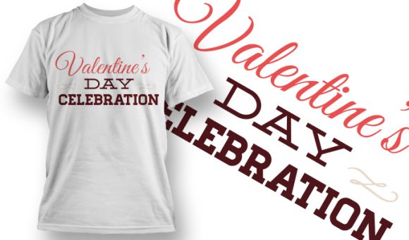 Valentine day celebration T-Shirt Design 30 1