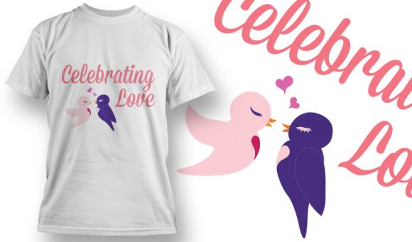 Celebrating love T-Shirt Design 53 1