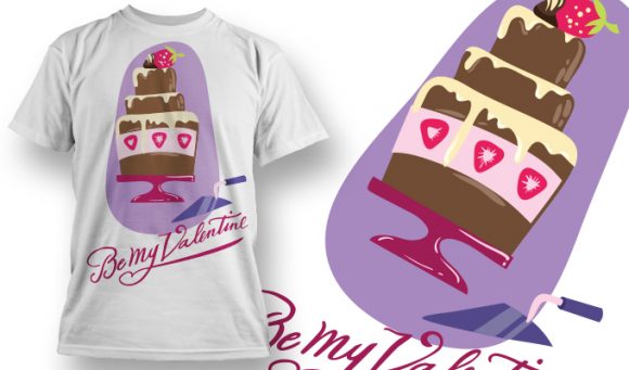 Be my valentine T-Shirt Design 63 1