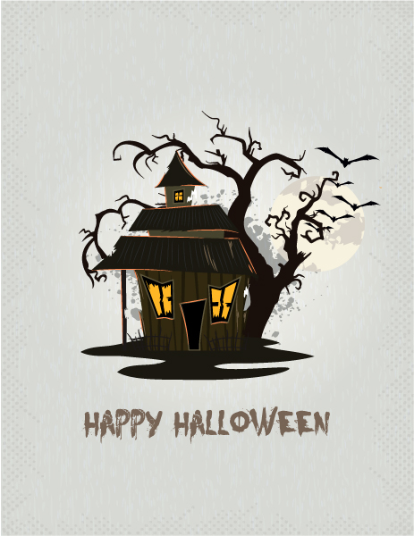 Illustration Eps Vector: Halloween Background Eps Vector Illustration 1