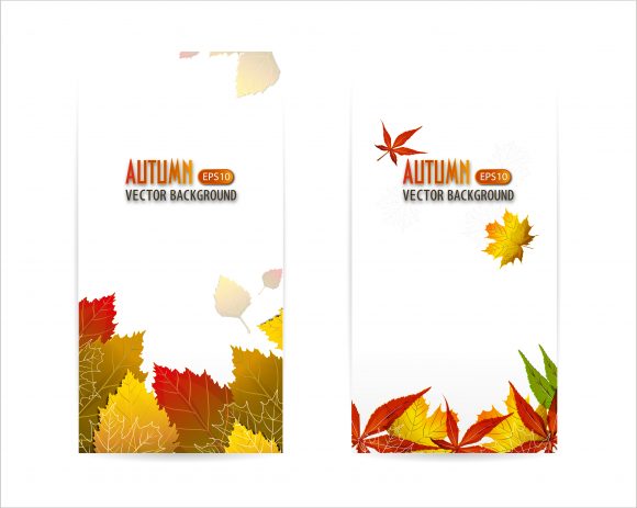 Leaves Vector Illustration Vector Autumn Backgrounds  Leaves 1