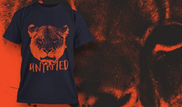Lioness T-shirt design 1626 1