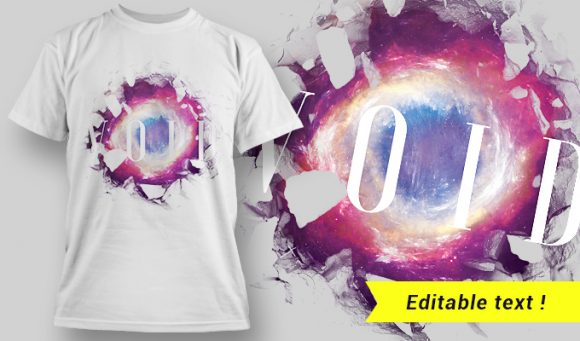 Colorful explosion OID T-shirt design 1641 1