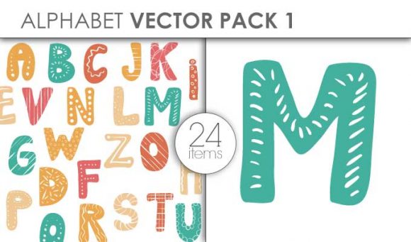 Vector Alphabet Pack 1 1