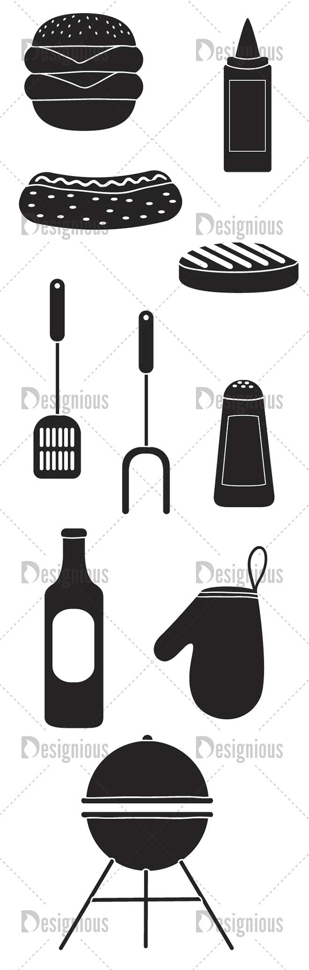 Vector Barbecue Pack 8for Vinyl Cutter 2