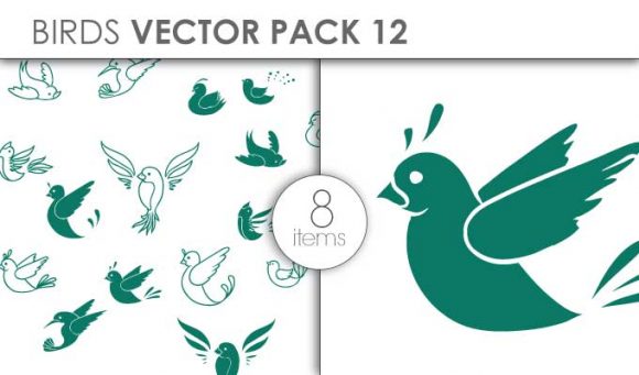 Vector Birds Pack 16for Vinyl Cutter 1