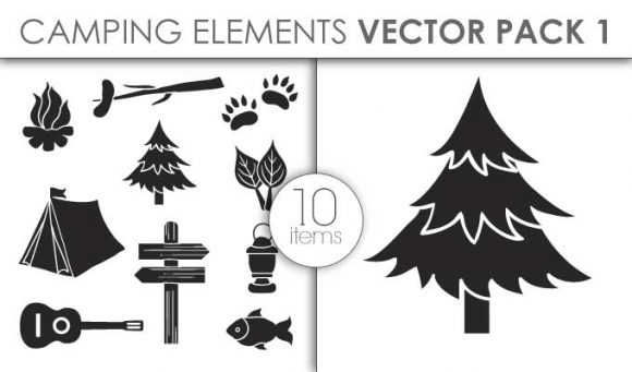 Vector Camping Pack 1for Vinyl Cutter 1