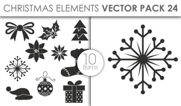 Vector Christmas Pack 24for Vinyl Cutter 1