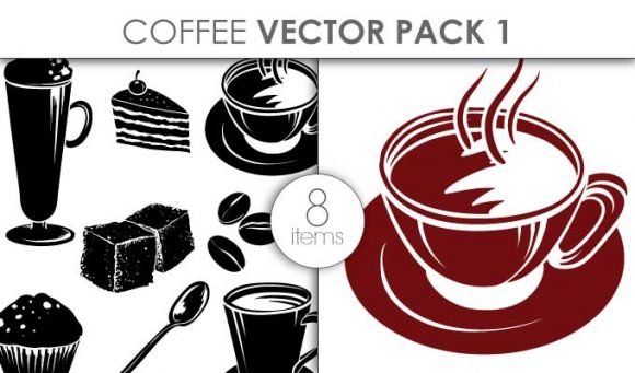 Free Vector Coffee Pack 1