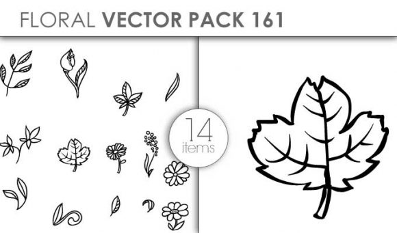 Vector Floral Pack 161for Vinyl Cutter 1