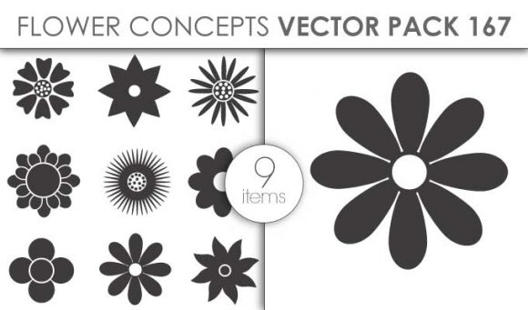 Vector Flower Pack 167for Vinyl Cutter 1